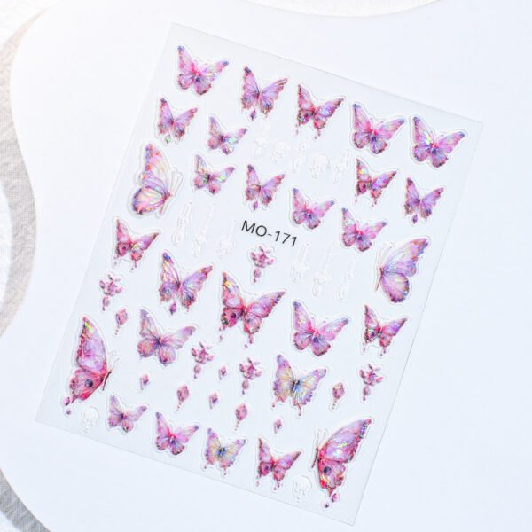 Butterfly stickers, party supplies, decorative stickers, makeup