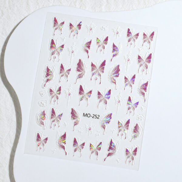 Butterfly stickers, glitter butterflies, party supplies, decorative stickers, makeup