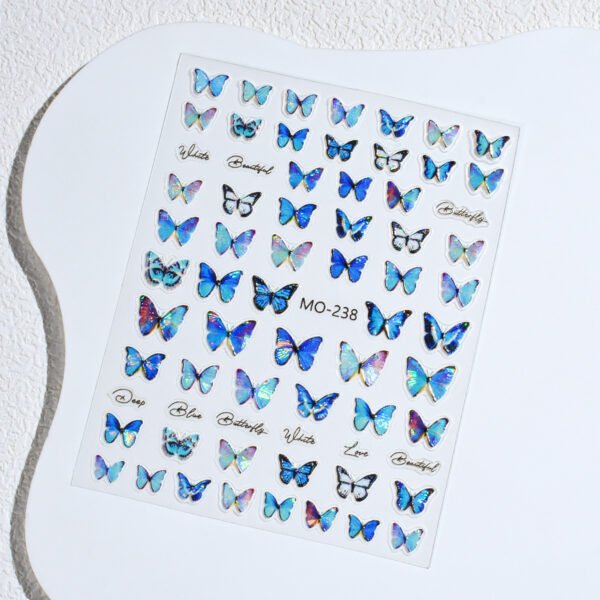 Butterfly stickers, glitter butterflies, party supplies, decorative stickers, makeup