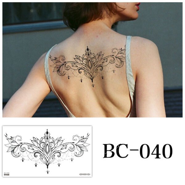 Tattoo stickers, Chest tattoo