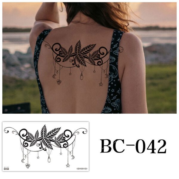 Tattoo stickers, Chest tattoo