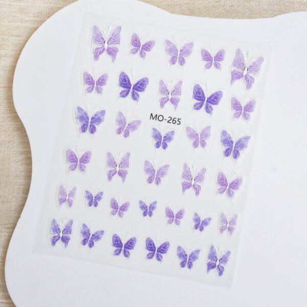 Butterfly stickers, party supplies, decorative stickers, makeup