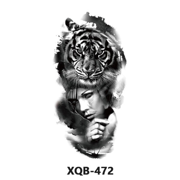 10Pcs Tiger style tattoo paper - Image 5